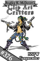 Clipart Critters 376 - NSFW Gangmember