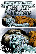 Clipart Critters 393 - Frozen Peasant