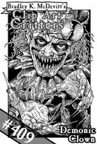Clipart Critters 409 - Demonic Clown