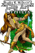 Clipart Critters 443 - Jungle Girl