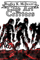 Clipart Critters 446-Zombie Horde