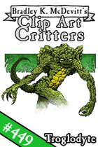 Clipart Critters 449 - Troglodyte