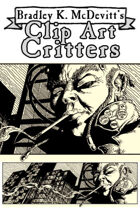 Clipart Critters 450 - Cyberpunk Street Scene