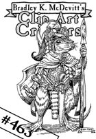 Clipart Critters 463 - Mouse Knight