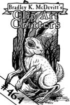Clipart Critters 464 - Ghostly Rabbit