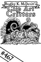 Clipart Critters 467 - Tentacles And Treasure