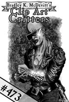 Clipart Critters 473 - Cyber Samurai