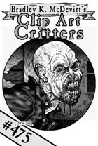Clipart Critters 475  -Punk Vampire