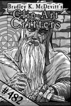 Clipart Critters 482 - Wizard At Work