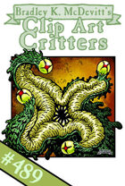 Clipart Critters 489 - Elder Thing 2