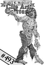 Clipart Critters 493 - Gruesome Zombie