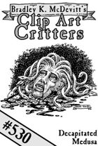 Clipart Critters 530 - Decapitated Medusa