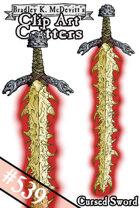 Clipart Critters 539- Cursed Sword