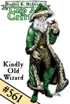 Clipart Critters 561- Kindly Wizard