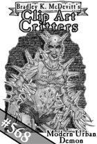 Clipart Critters 568- Modern Urban Demon