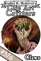 Clipart Critters 576 - Claws