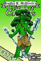 Clipart Critters 578- Plant Warrior