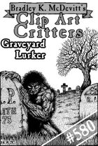 Clipart Critters 580 - Graveyard Lurker