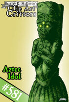 Clipart Critters 581 - Aztec Idol