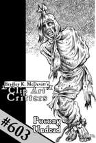 Clipart Critters 603-Pocong Undead