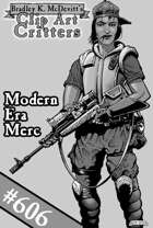 Clipart Critters 606 - Modern Military