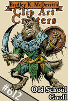 Clipart Critters 612-Old School Gnoll