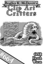Clipart Critters 664-OSR Death Worm