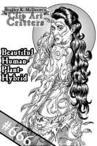 Clipart Critters 666-Beautiful Human-Plant-Hybrid
