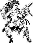 Clipart Critters 50 - Wasteland Warrior (Adult Version)