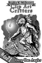 Clipart Critters 671-Deep One Angler
