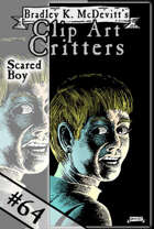 Clipart Critters 64 - Scared Boy