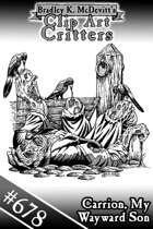 Clipart Critters 678-Carrion My Wayward Son