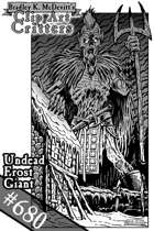 Clipart Critters 680-Undead Frost Giant