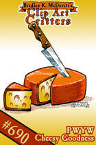 Clipart Critters 690-PWYW Cheesy Goodness