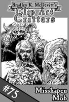 Clipart Critters 75 - Misshapen Mob