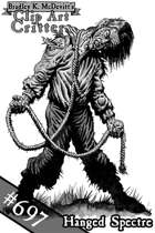 Clipart Critters 697-Hanged Spectre