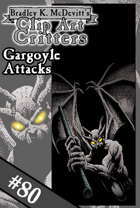 Clipart Critters 80 - Gargoyle Attacks