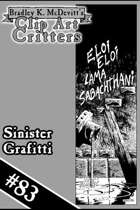 Clipart Critters 83 - Sinister Grafitti