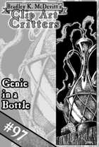 Clipart Critters 97 - Genie in a Bottle