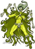 Clipart Critters 102 - Green Necromancer
