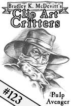 Clipart Critters 123 - Pulp Avenger