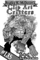 Clipart Critters 135 - Tusked Toxic Demon