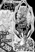 Clipart Critters 200 - Dark Elf Lovers