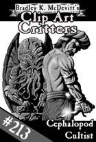 Clipart Critters 213 - Cephalopod Cultist