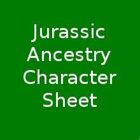 Jurassic Ancestry Character Sheet