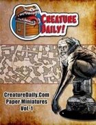 CreatureDaily.Com Paper Miniatures - Vol. 1