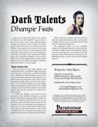 Dark Talents: Dhampir Feats for Shadows over Vathak
