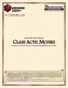 Class Acts: Monks
