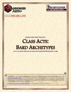 Class Acts: Bard Archetypes