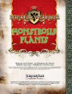 Bestiarum Vocabulum: Monstrous Plants